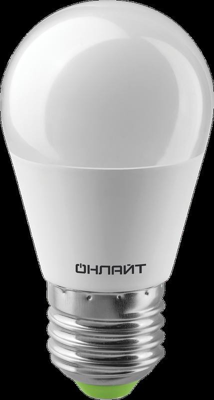  Лампа 82 912 OLL-G45-10-230-2.7K-E27-PROMO 10Вт ОНЛАЙТ 82912 