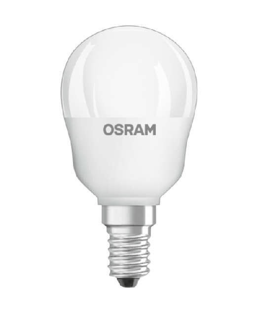  Лампа светодиодная LED STAR+ DIM с пультом P 25 4.5W/827 шар 4.5Вт 2700К тепл. бел. E14 250лм 220-240В мат. пласт. OSRAM 4058075045712 