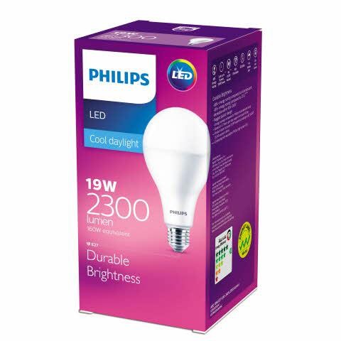  Лампа светодиодная LEDBulb 19W E27 6500К 230В A80 Philips 929002004149 