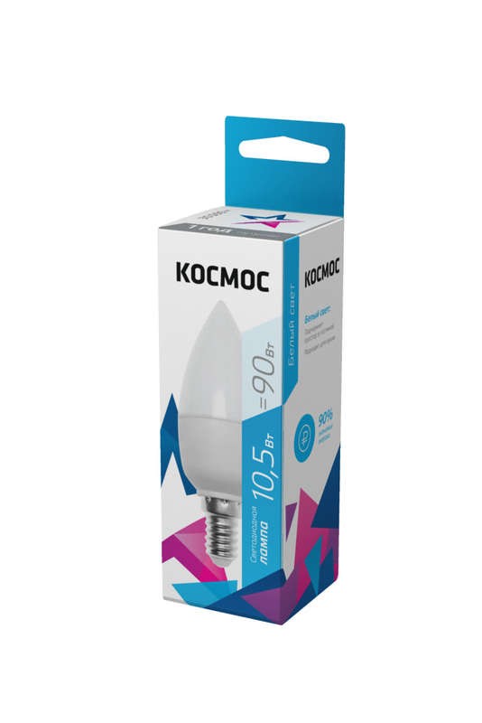  Лампа светодиодная CN 10.5Вт 220В E14 4500К Космос LkecLED10.5wCNE1445 