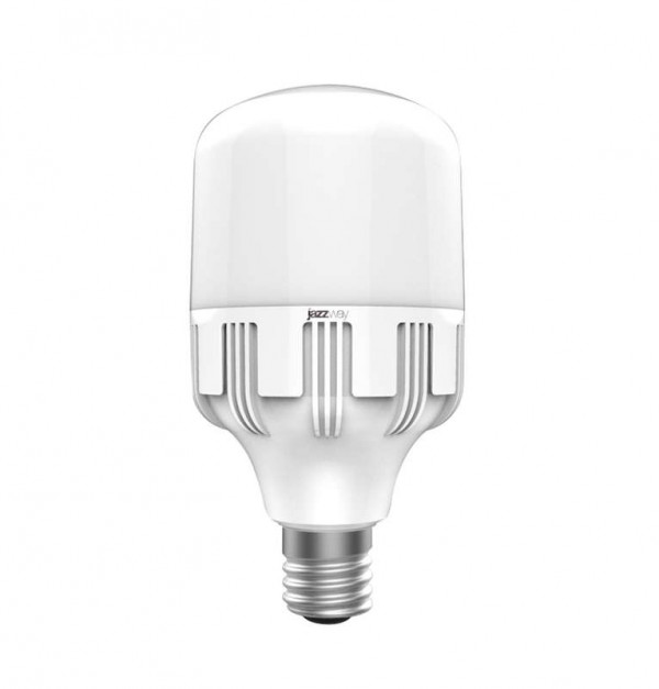  Лампа светодиодная PLED-HP-T120 40Вт 4000К 3400лм E27 с переходником на E40 бел. JazzWay 1038937 