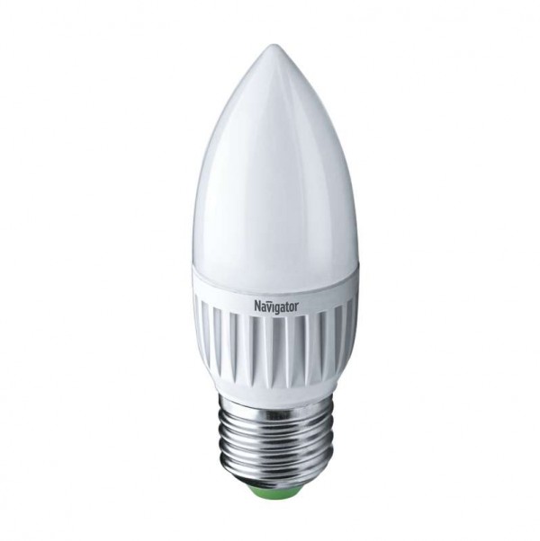  Лампа светодиодная 94 494 NLL-C37-7-230-4K-E27-FR 7Вт свеча 4000К бел. E27 560лм 176-264В Navigator 94494 