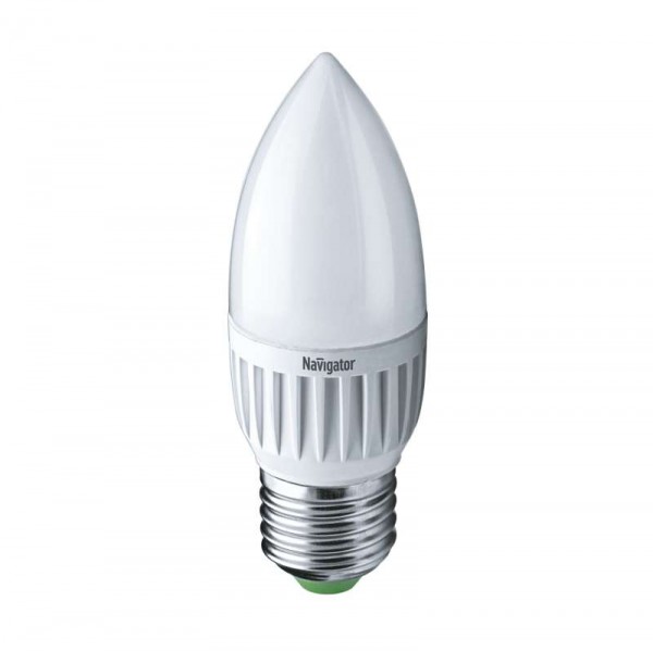  Лампа светодиодная 94 493 NLL-C37-7-230-2.7K-E27-FR 7Вт свеча 2700К тепл. бел. E27 500лм 176-264В Navigator 94493 