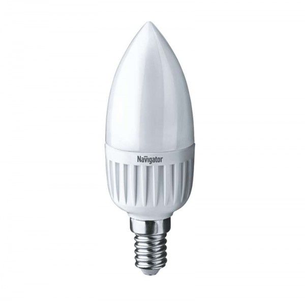  Лампа светодиодная 94 491 NLL-C37-7-230-2.7K-E14-FR 7Вт свеча 2700К тепл. бел. E14 525лм 176-264В Navigator 94491 