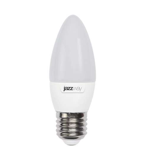  Лампа светодиодная PLED-SP C37 7Вт свеча 3000К тепл. бел. E27 530лм 230В JazzWay 1027825-2 