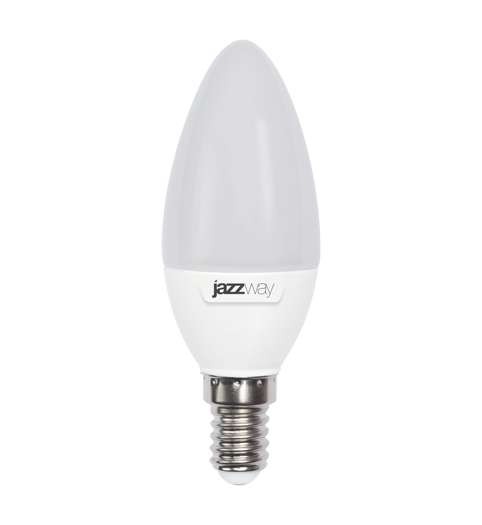  Лампа светодиодная PLED-SP C37 7Вт свеча 3000К тепл. бел. E14 530лм 230В JazzWay 1027818-2 