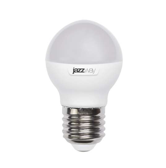 Лампа светодиодная PLED-SP-G45 7Вт шар 3000К тепл. бел. E27 540лм 230В JazzWay 1027863-2 