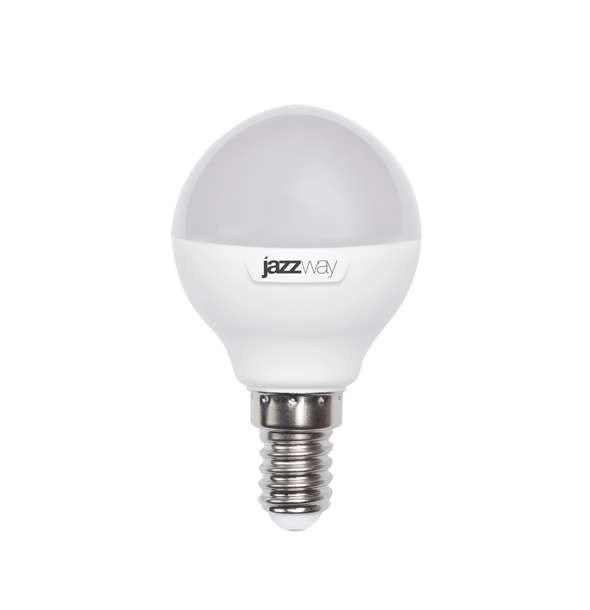  Лампа светодиодная PLED-SP-G45 7Вт шар 3000К тепл. бел. E14 540лм 230В JazzWay 1027856-2 