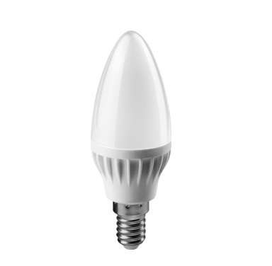  Лампа светодиодная 71 632 OLL-C37-8-230-2.7K-E14-FR 8Вт свеча 2700К тепл. бел. E14 560лм 176-264В ОНЛАЙТ 71632 