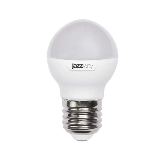  Лампа светодиодная PLED-SP G45 9Вт шар 3000К тепл. бел. E27 820лм 230В JazzWay 2859631A 