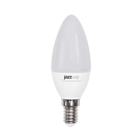  Лампа светодиодная PLED-SP C37 9Вт свеча 5000К холод. бел. E14 820лм 230В JazzWay 2859488A 