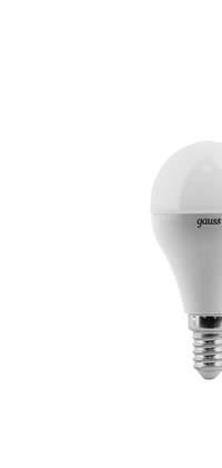  Лампа светодиодная Black 6.5Вт шар 4100К бел. E14 550лм 150-265В Gauss 105101207 