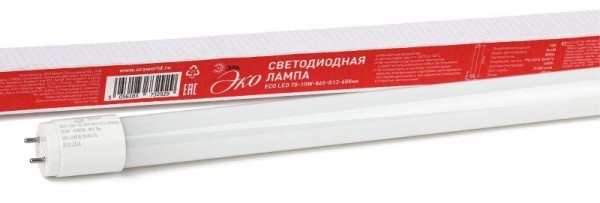  Лампа светодиодная smd T8-10w-865-G13 600mm ECO ЭРА Б0032975 