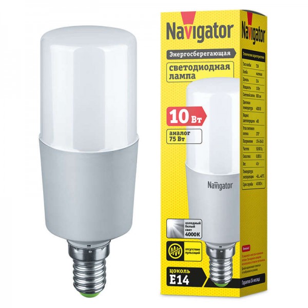  Лампа светодиодная 61 469 NLL-T39-10-230-4K-E14 Navigator 61469 