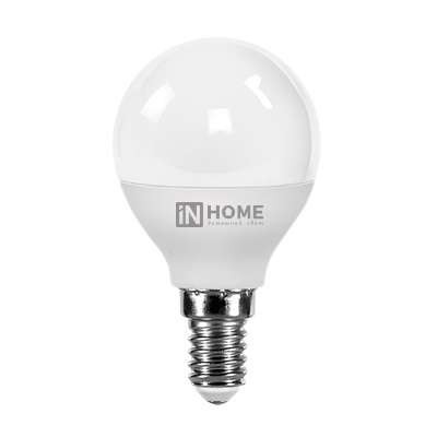  Лампа светодиодная LED-ШАР-VC 8Вт 230В E14 3000К 720лм IN HOME 4690612020549 