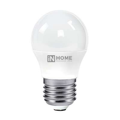  Лампа светодиодная LED-ШАР-VC 8Вт 230В E27 4000К 720лм IN HOME 4690612020570 
