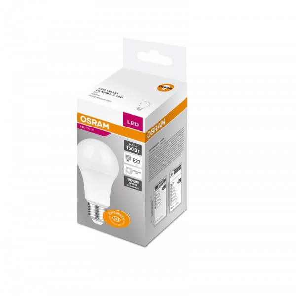  Лампа светодиодная VALUE CLA150 14W/840 230В FR E27 OSRAM 4058075474994 