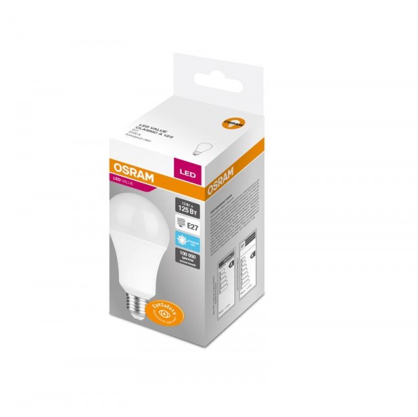  Лампа светодиодная VALUE CLA125 13W/865 230В FR E27 OSRAM 4058075479685 