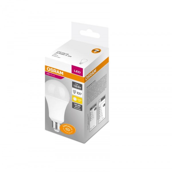  Лампа светодиодная VALUE CLA125 13W/830 230В FR E27 OSRAM 4058075479654 