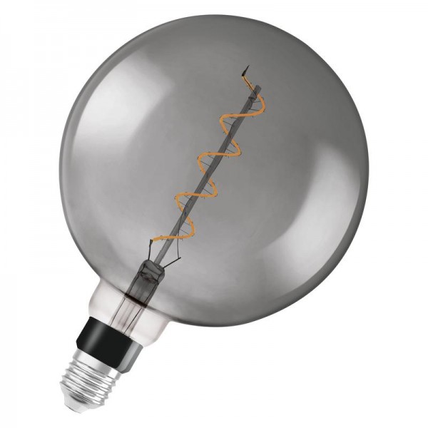  Лампа светодиодная филаментная Vintage 1906 LED CL GLOBE200 FIL SMOKE 12 non-dim 5W/818 5Вт SMOKE тепл. бел. E27 дымчатая OSRAM 4058075269927 