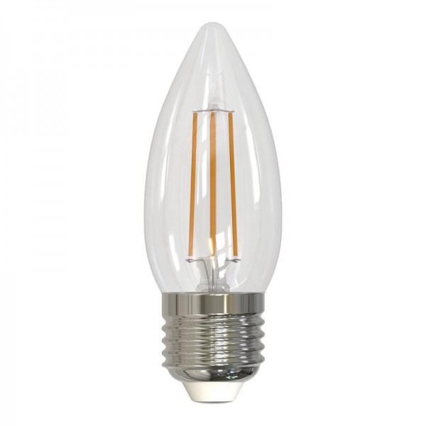  Лампа светодиодная LED-C35-5W/WW/E27/CL/DIM GLA01TR Air диммир. картон Uniel UL-00003643 