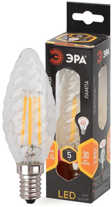  Лампа светодиодная F-LED BTW-5w-827-E14 ЭРА Б0027935 