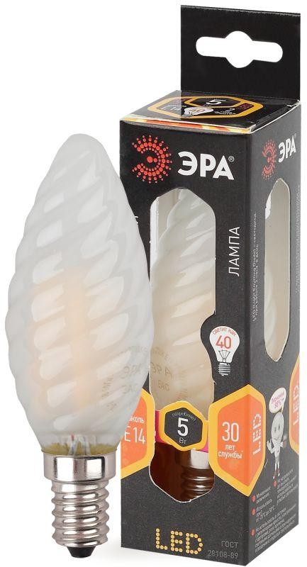  Лампа светодиодная F-LED BTW-5w-827-E14 frozed ЭРА Б0027937 