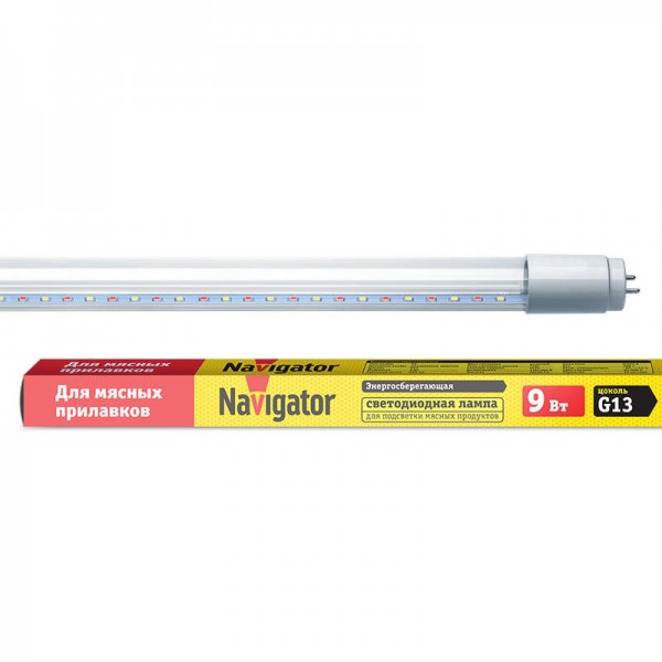  Лампа светодиодная 61 391 NLL-T8-9-230-MEAT-G13-CL Navigator 61391 