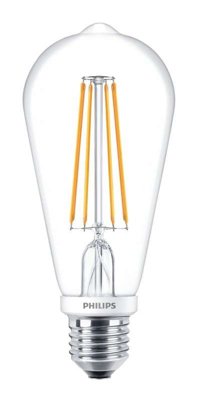 Лампа светодиодная Classic 7-70Вт ST64 E27 WW CL D APR Philips 929001228608 / 871869657487400 