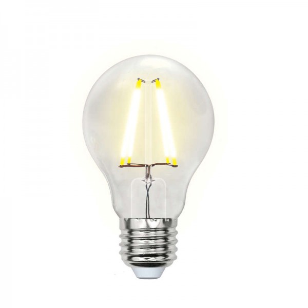  Лампа светодиодная LED-A60-8Вт/NW/E27/CL грушевидная PLS02WH картон Uniel UL-00001372 