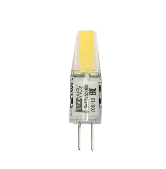  Лампа светодиодная PLED-G4 COB 2.5Вт капсульная 5500К холод. бел. G4 200лм 12В JazzWay 2855770 