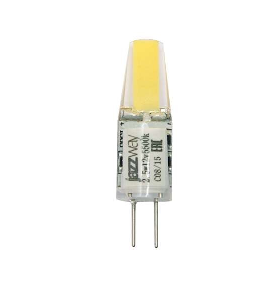  Лампа светодиодная PLED-G4 COB 2.5Вт капсульная 3000К тепл. бел. G4 200лм 12В JazzWay 2855749 