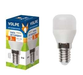  Лампа светодиодная LED-Y27-3W/WW/E14/FR/Z 3Вт цилиндр 3000К тепл. бел. E14 250лм 220-240В для холодильников Volpe UL-00000178 