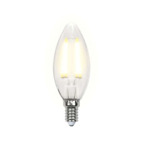  Лампа светодиодная LED-C35-6Вт/WW/E14/FR PLS02WH картон Uniel UL-00000305 