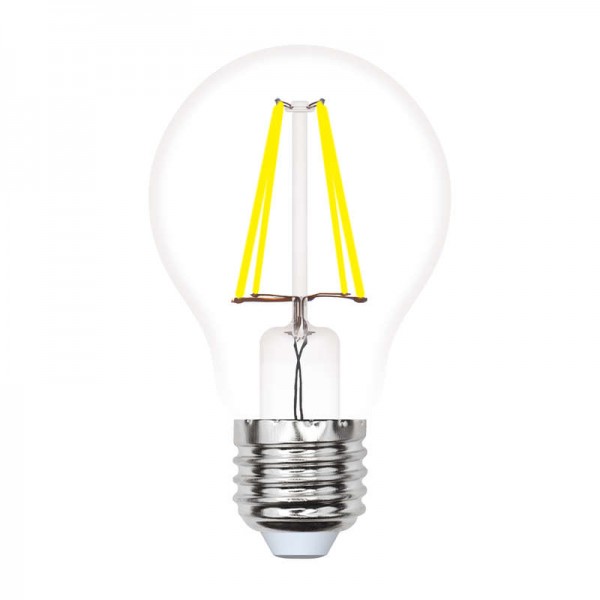  Лампа светодиодная LED-A60-7W/WW/E27/CL/MB грушевидная GLM10TR форма "А" прозр. Multibright свет теплый бел. 3000К 100-50-10 упак. картон Uniel UL-00002366 