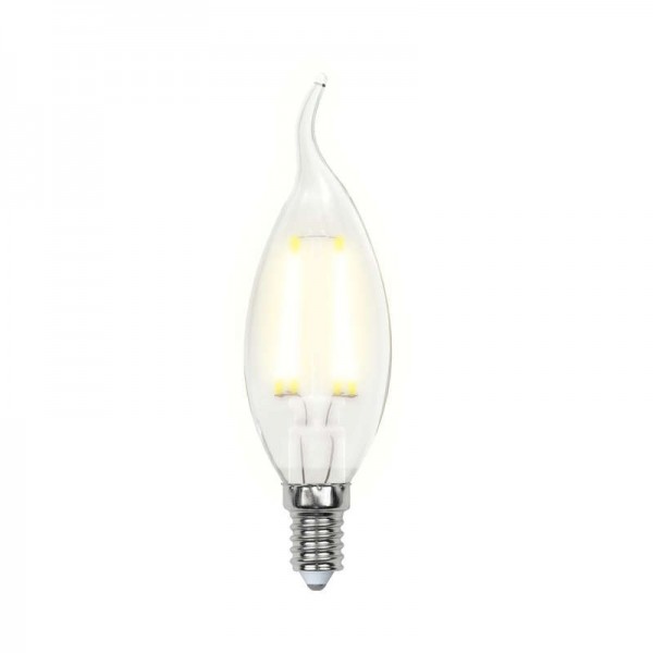  Лампа светодиодная LED-CW35-7.5Вт/WW/E14/CL GLA01TR прозр. Uniel UL-00003248 