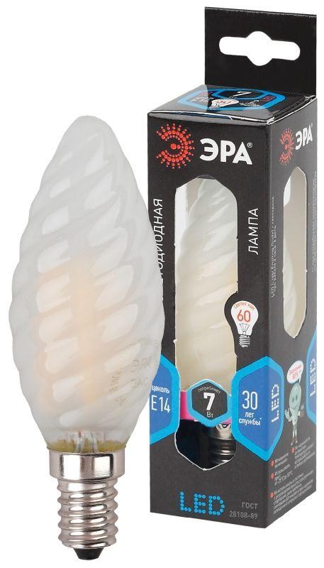  Лампа светодиодная F-LED BTW-7w-840-E14 frozed ЭРА Б0027963 