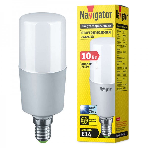  Лампа светодиодная 61 470 NLL-T39-10-230-6.5K-E14 Navigator 61470 