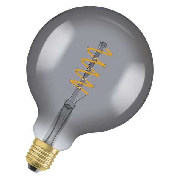  Лампа светодиодная филаментная Vintage 1906 LED CL GLOBE125 SMOKE 15 non-DIM 5Вт 818 тепл. бел. E27 дым. OSRAM 4058075269989 