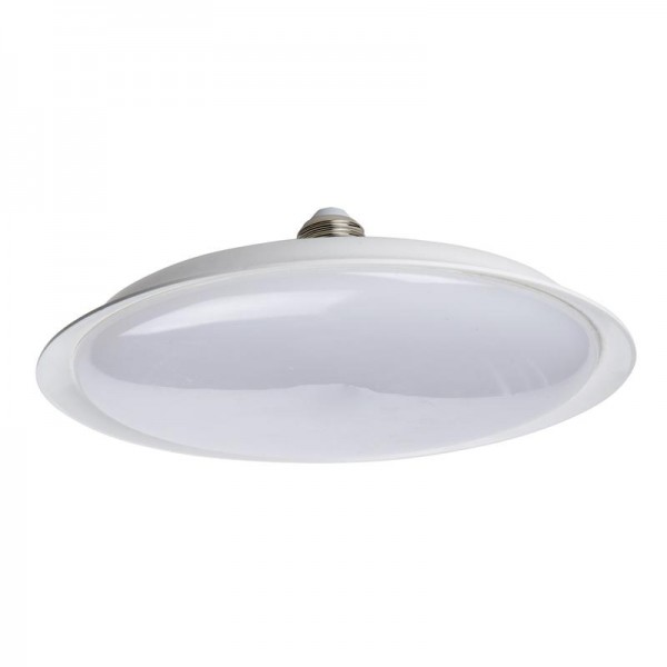  Лампа светодиодная LED-U270-60W/3000K/E27/FR PLU01WH форма UFO мат. колба. теплый бел. свет 3000К упак. картон Uniel UL-00004576 