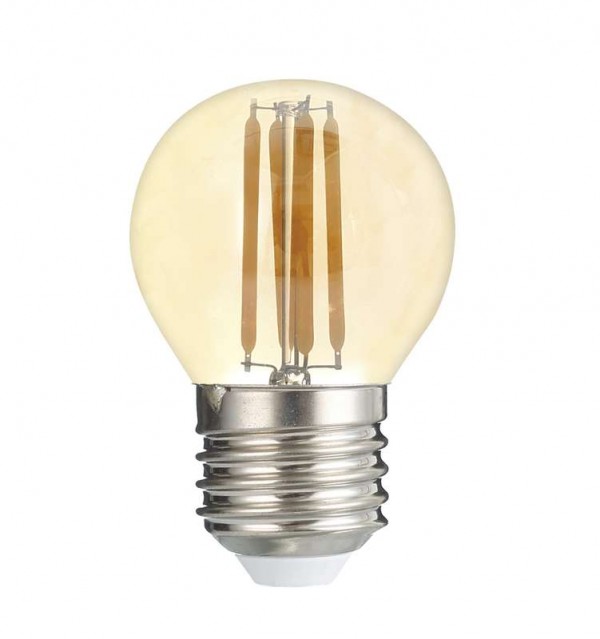 Лампа PLED OMNI G45 8Вт E27 3000К Gold 230/50 JazzWay 5021600 