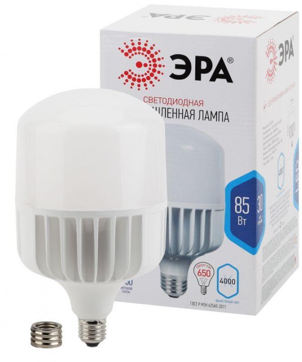  Лампа светодиодная POWER T140-85W-4000-E27/E40 ЭРА Б0032087 