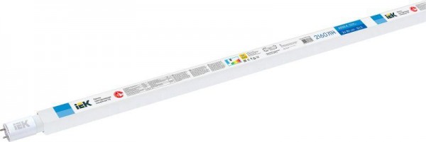  Лампа светодиодная T8 24Вт линейная 230В 6500К G13 IEK LLE-T8-24-230-65-G13 