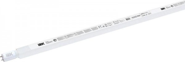 Лампа светодиодная ECO T8 18Вт линейная 230В 6500К G13 IEK LLE-T8-18-230-65-G13 