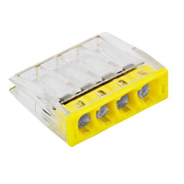  Клемма СМК 2273-244 (с пастой) 4 отверстия 0.5-2.5кв.мм (уп.100шт) PROxima EKF plc-smk-2273-244 