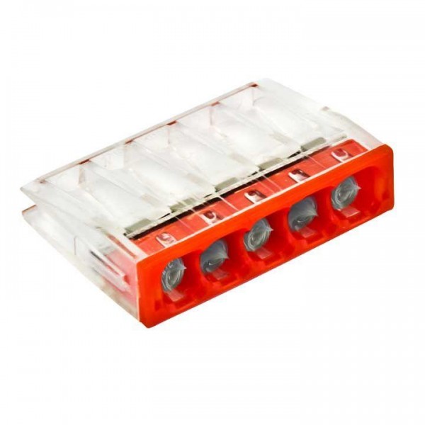  Клемма СМК 2273-245 (с пастой) 5 отверстий 0.5-2.5кв.мм (уп.100шт) PROxima EKF plc-smk-2273-245 