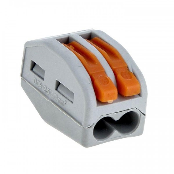  Клемма СМК-412 с рычагом 2 отверстия 0.08-2.5кв.мм (уп.100шт.) PROxima EKF plc-smk-412 