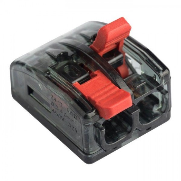  Клемма СМК 221-412 2 отверстия 0.2-4.0кв.мм (уп.4шт) PROxima EKF plc-smk-221-412r 