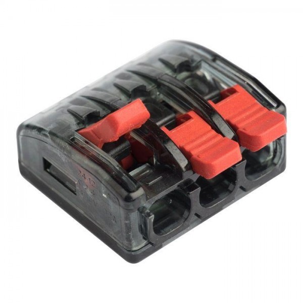  Клемма СМК 221-413 3 отверстия 0.2-4.0кв.мм (уп.4шт) PROxima EKF plc-smk-221-413r 