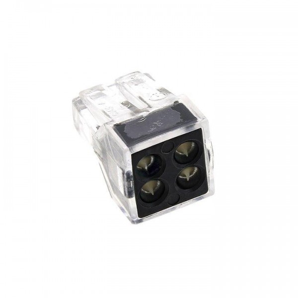 Клемма СМК-104 4 отверстия 1.0-2.5кв.мм (уп.4шт) EKF plc-smk-104r 